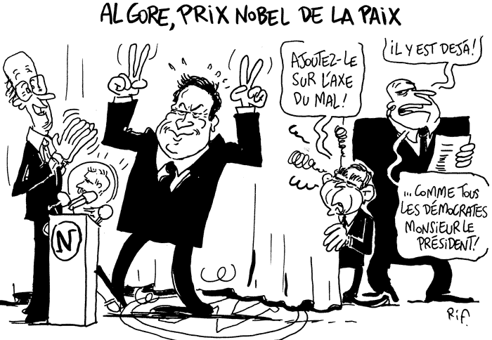 Al Gore, prix Nobel de la Paix