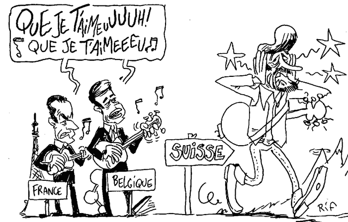 Johnny Hallyday va devenir  résident suisse.