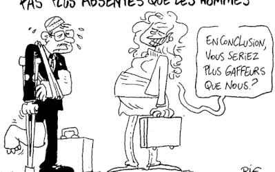 Absentéisme : femmes égales