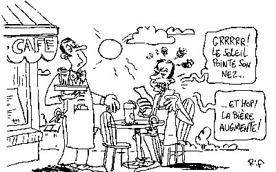 Chaleur et hausse des prix
