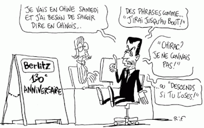 Cours de chinois pour Sarkozy