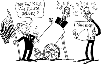 George W. Bush face au Lundi noir