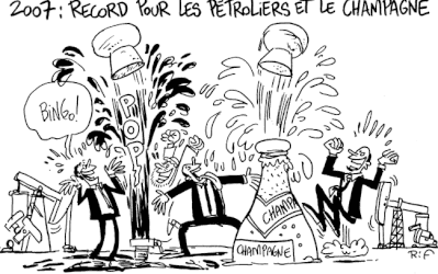 2007, année record pour les compagnies pétrolières… et le champagne