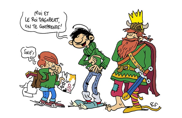 Illustration sur la dyspraxie 