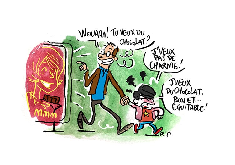Illustration pour Déclic- Oxfam