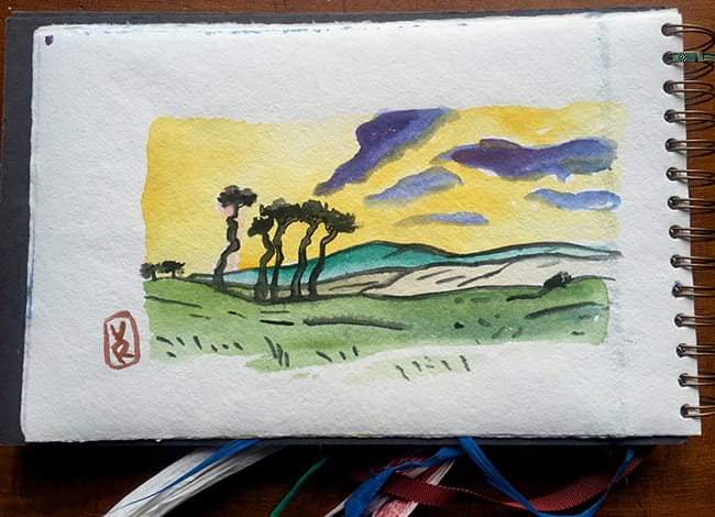 D'après un livre de la bibliothèque consacré à Henri Rivière