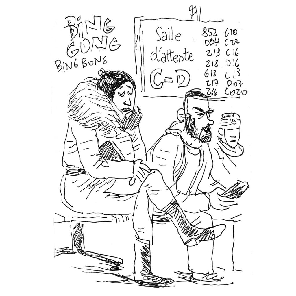 SPF Finances, au Botanique - croquis