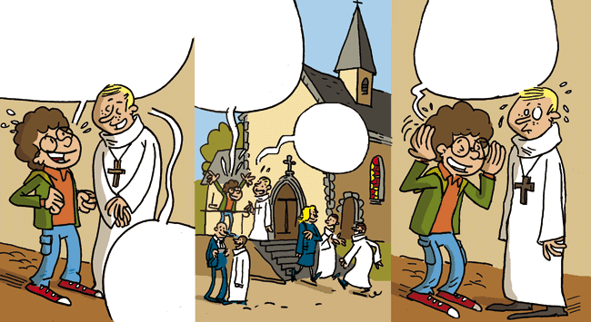 BD strip sur la communion  