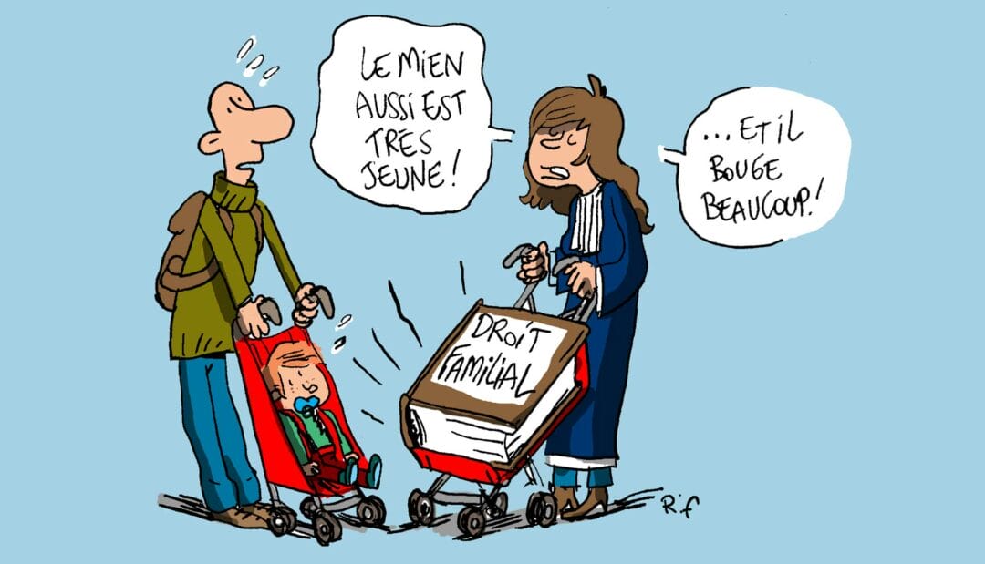 droit-famille Illustration pour magazine juridique