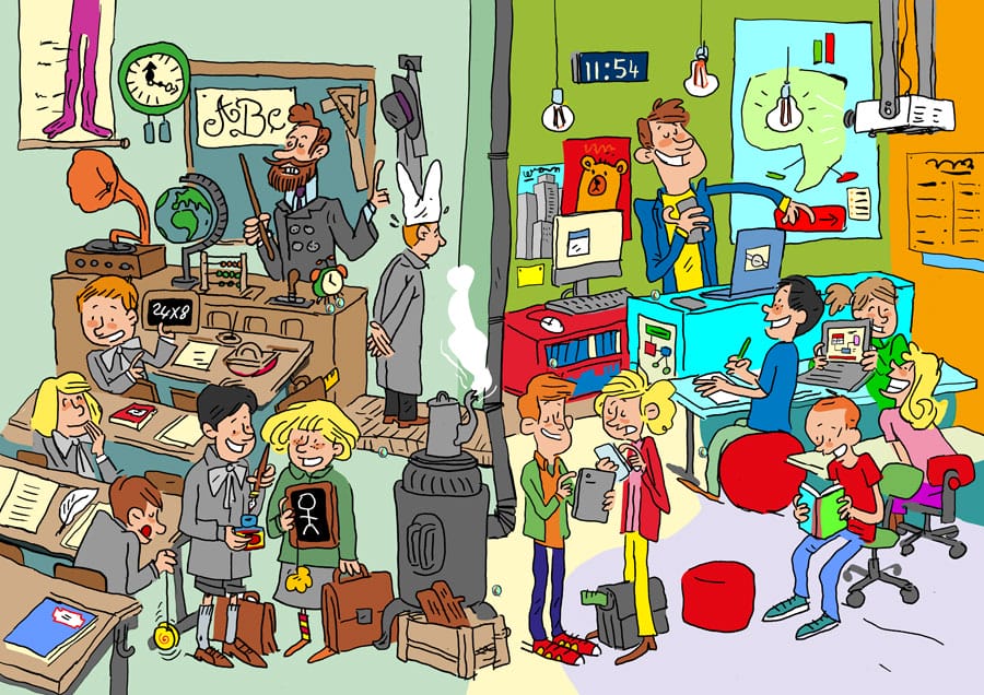 ecole-antant-maintenant école d'antan et de maintenant