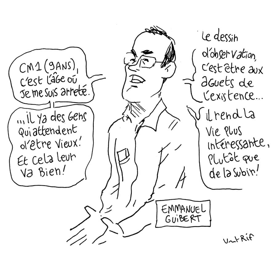 Croquis de Emmanuel Guibert