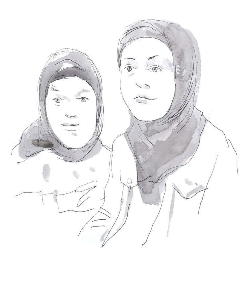 5septembre2-croquis Portraits rapides d'enfants - animation par un portraitiste et dessinateur
