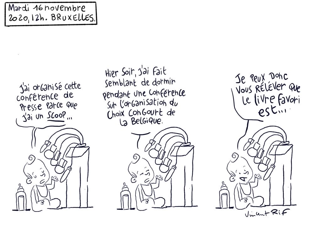 Pierre Assouline, membre de l'académie Goncourt, facilitation visuelle sur