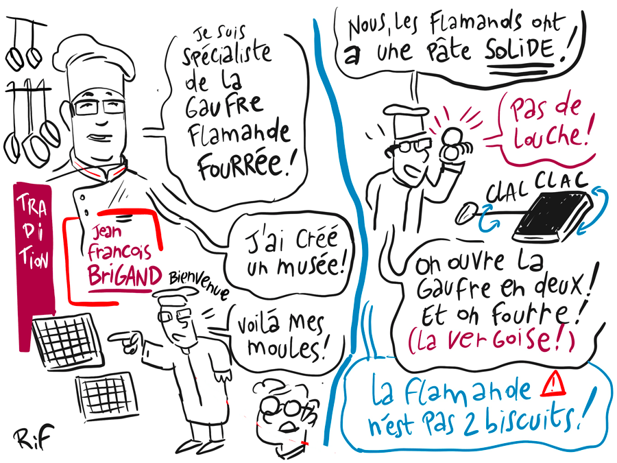 histoire de gaufres en facilitation visuelle - jean francois Brigand