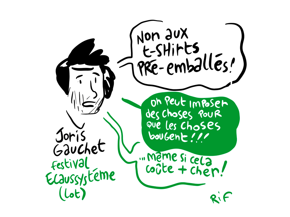 T-shirt et festivals durables