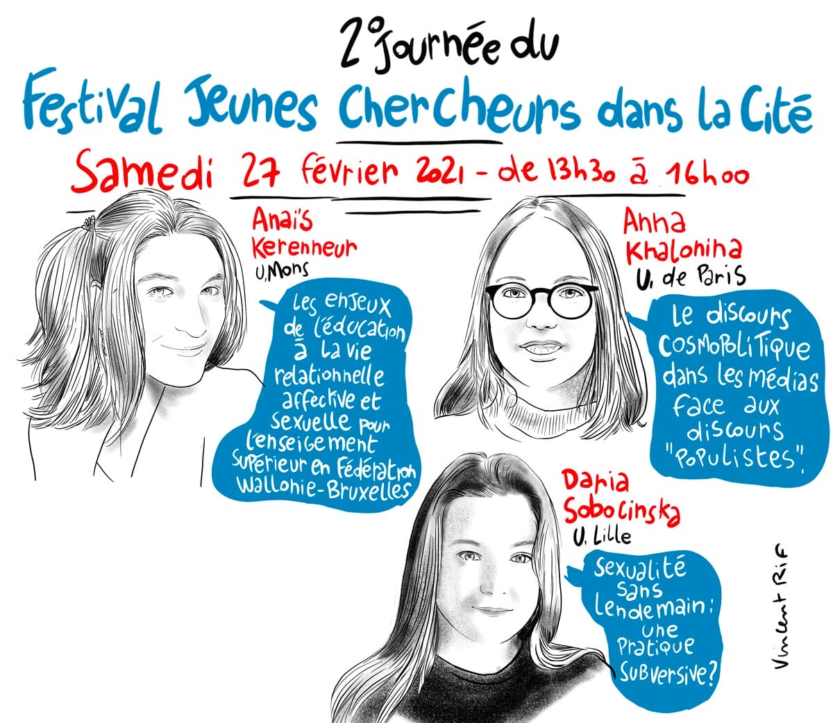 programme de la deuxième journée du festival des jeunes chercheurs dans la cité