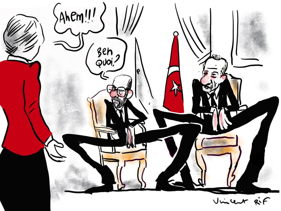 sofa-gate-Charles-michel-recep-erdogan-ursula-von-der-leyen le Sofagate, Relations tendues entre Charles Michel et Ursula von der Leyen, après le camouflet protocolaire de Recep Tayyip Erdogan