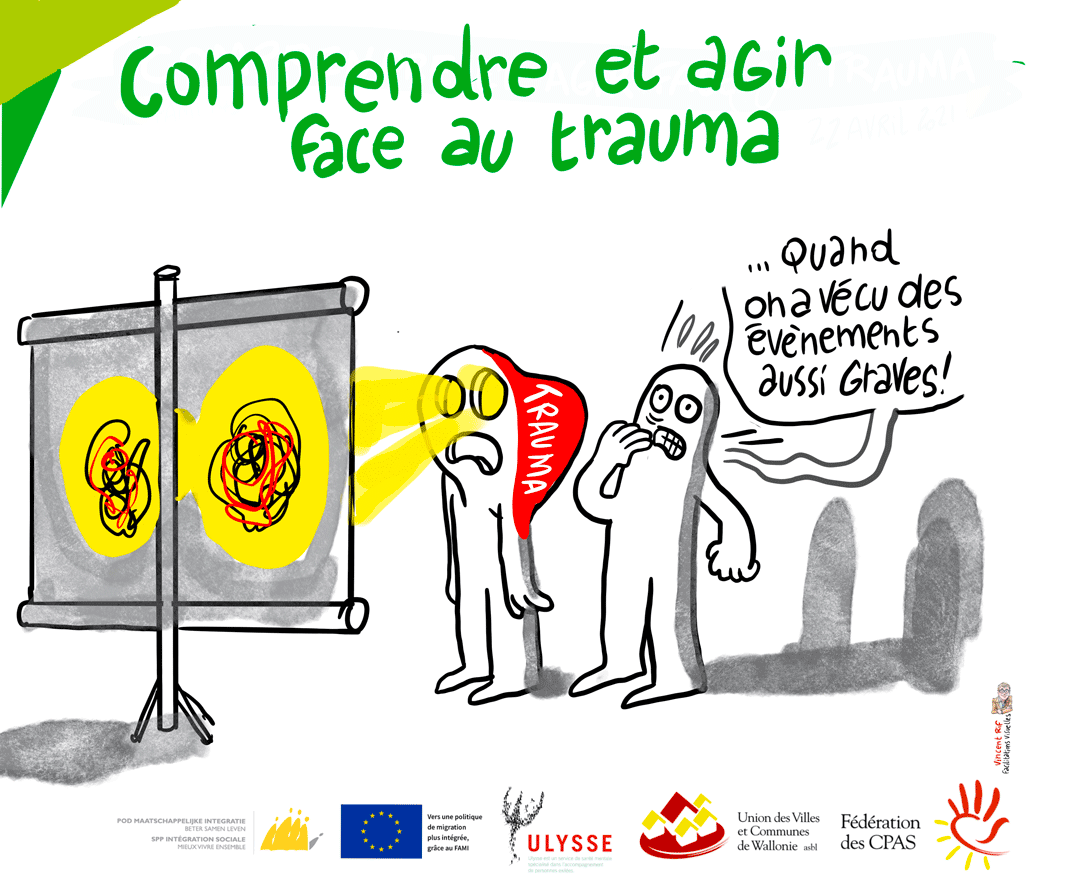 comprendre-agir-face-au-trauma image extraite d'une facilitation visuelle lors d'une formation intititulée "comprendre et agir face au trauma"