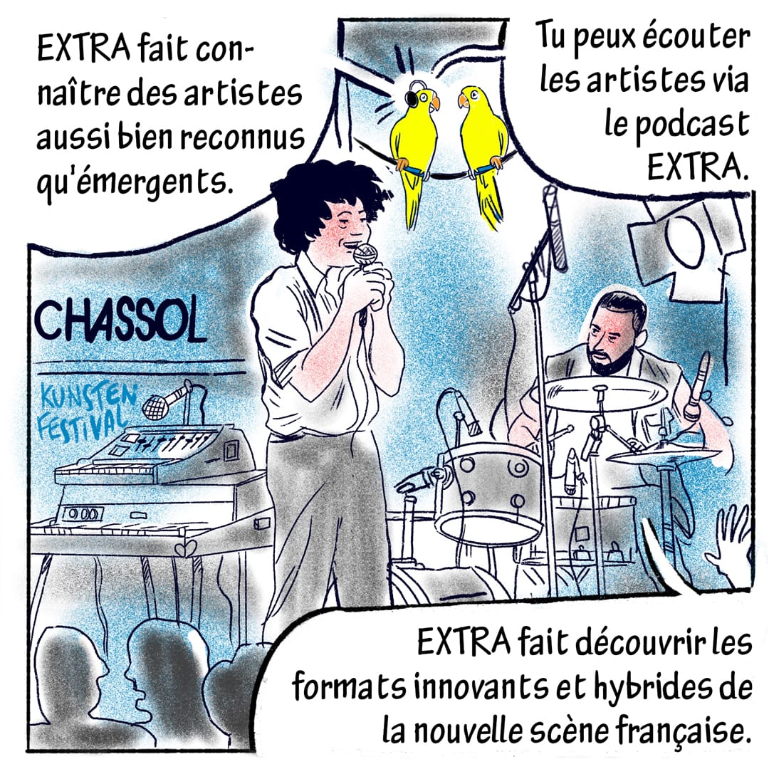 Extra expliqué en facilitation visuelle et bande dessinée