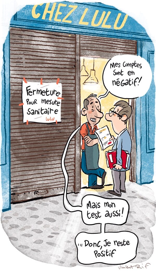 crise du Covid. faire face aux impayés de loyers, illustrations pour Que Choisir Argent Magasine