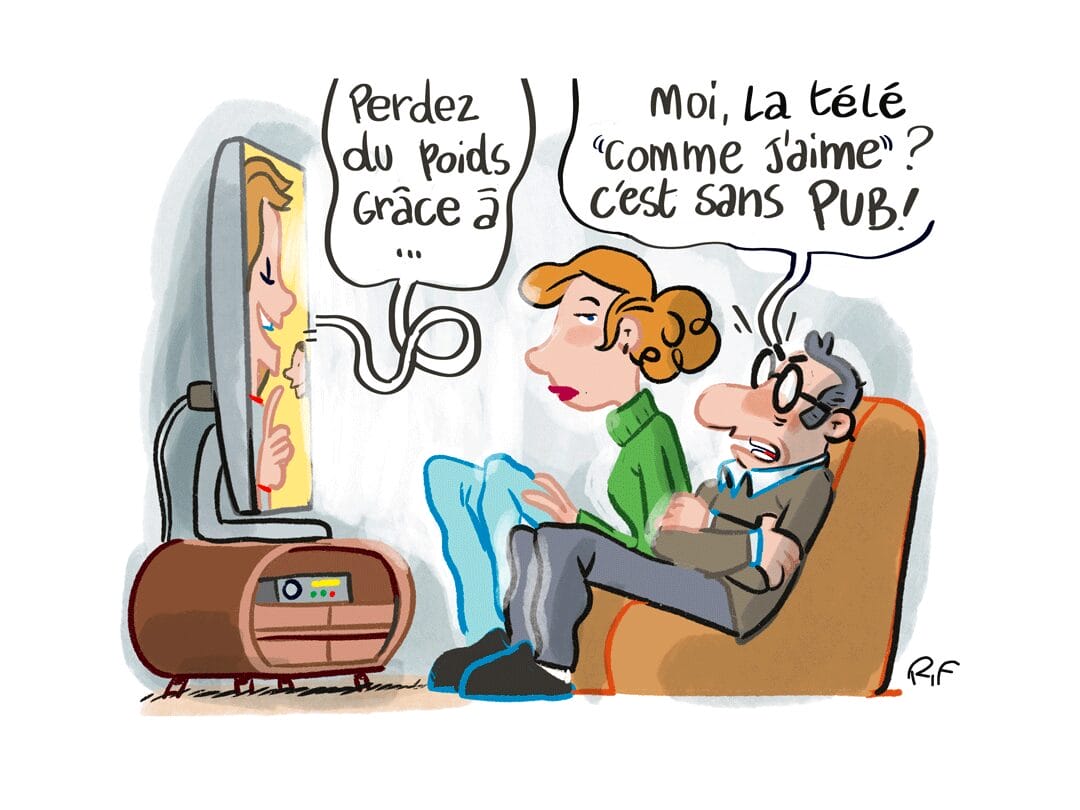 Illustration du courrier des lecteurs de Que Choisir Santé. A propos des publicité pour les box régime "Comme J'aime"