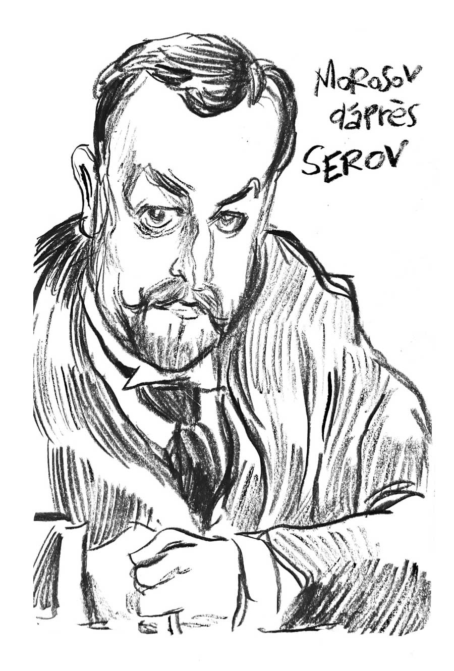 La Collection Morozov. Icônes de l'art moderne à la Fondation Louis Vuitton, Paris. Reportage dessiné de Vincent Rif. Mars 2022