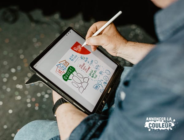 Photo d'une facilitation visuelle par Vincent Rif
