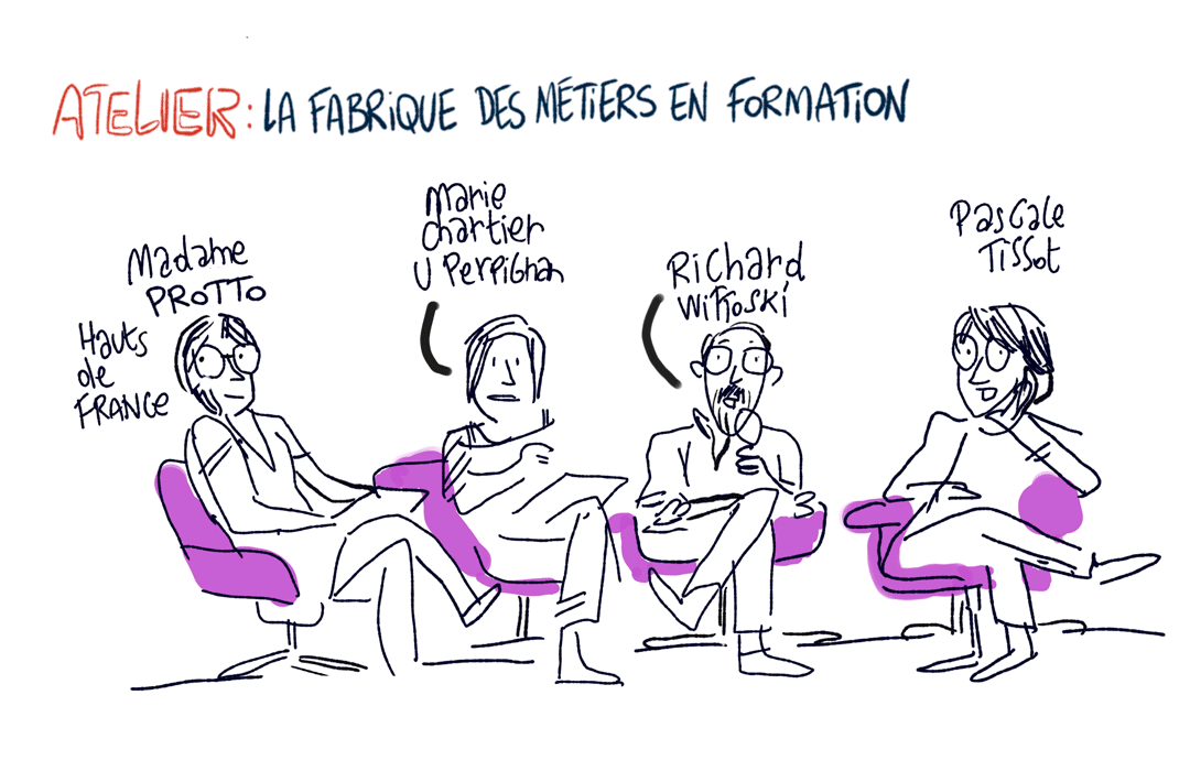 Fabrique_Des_Metiers_Plateau_2 panel de la fabrique des métiers - portrait des intervenants