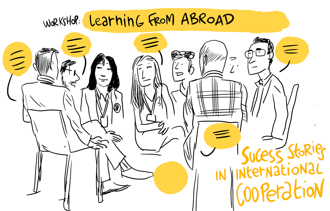 portraits-sucess-story-facilitation-visuelle-rif-european-commission croquis de workshop (groupes de travail) en facilitation visuelle et graphique