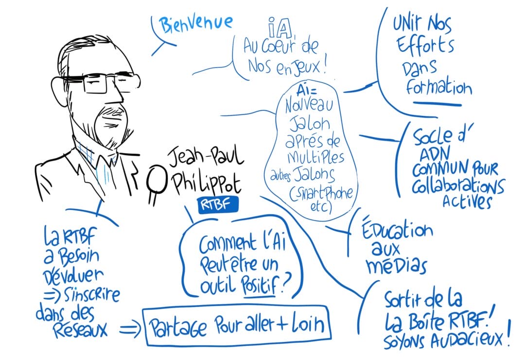 Discours de Philippot, directeur de la RTBf sur IA