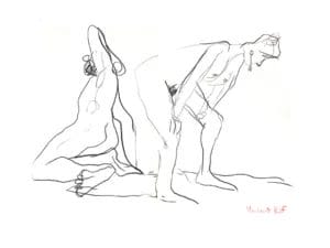 Dessin d'apres modele vivant - la recherche
