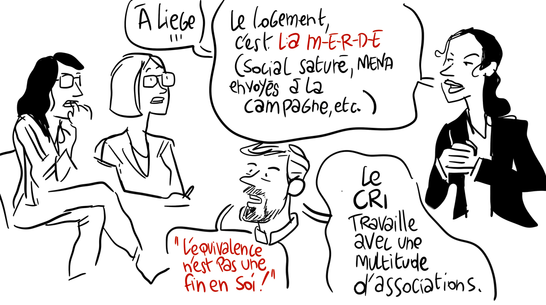 insertion professionnelle des migrants exil integration professionnelle cpas entraide Atelier liege logement