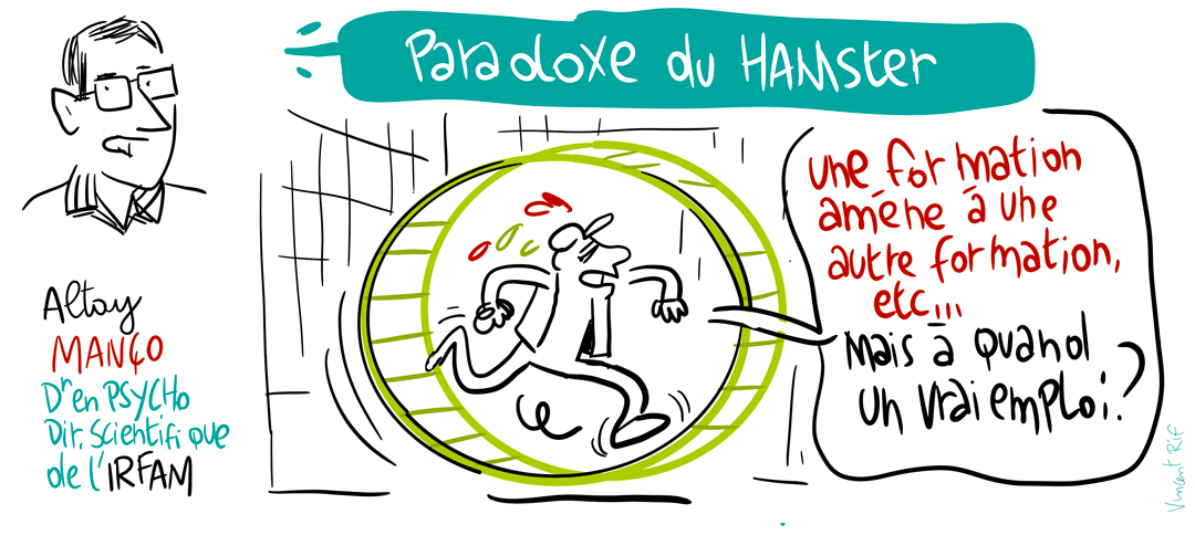 insertion professionnelle des migrants exil integration professionnelle cpas paradoxe du hamster altay manco