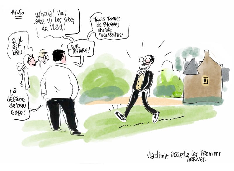 les chaussures du marié - vladimir - dessins de mariage