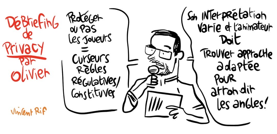 facilitation graphique pour un wokshop sur la règle du jeu - introduction