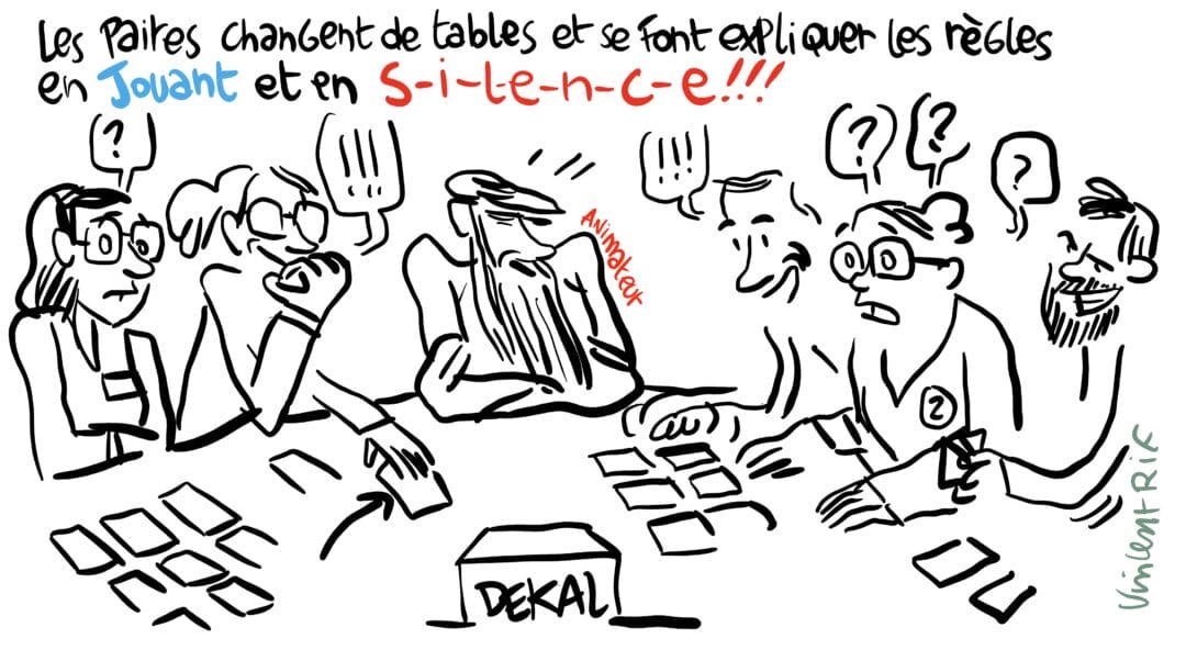 facilitation graphique pour un wokshop sur la règle du jeu - introduction
