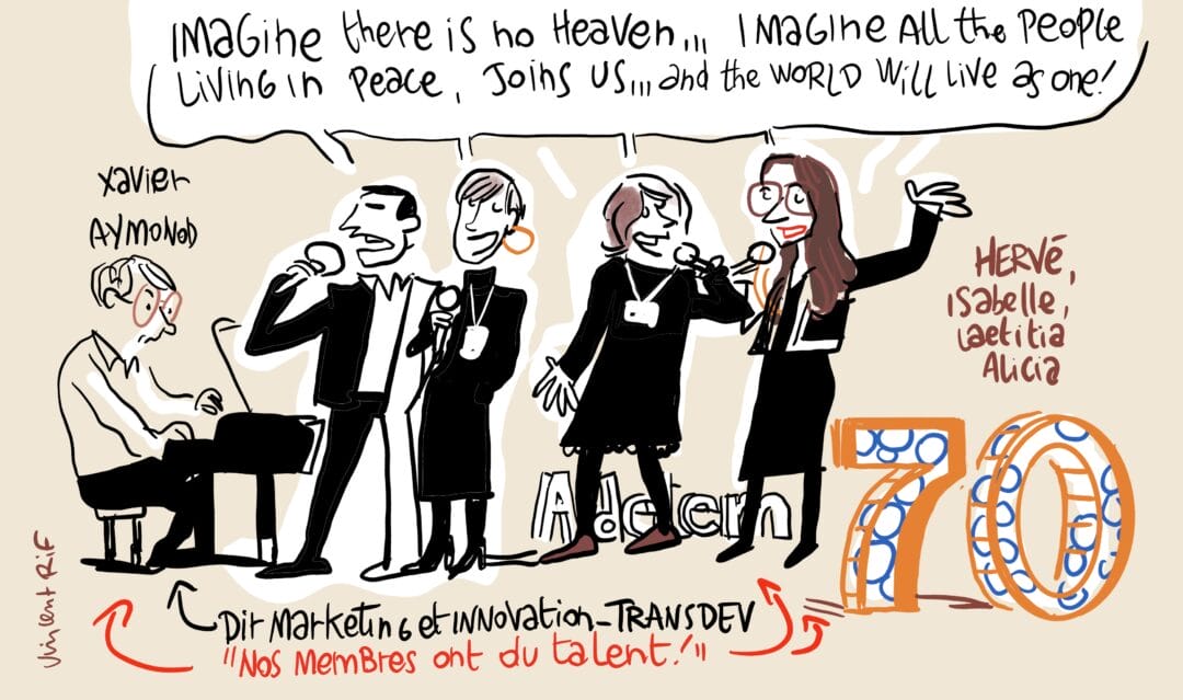 les présidents chante Imagine