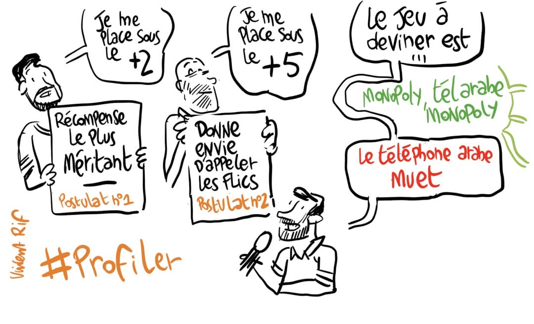facilitation graphique pour un wokshop sur la règle du jeu - introduction
