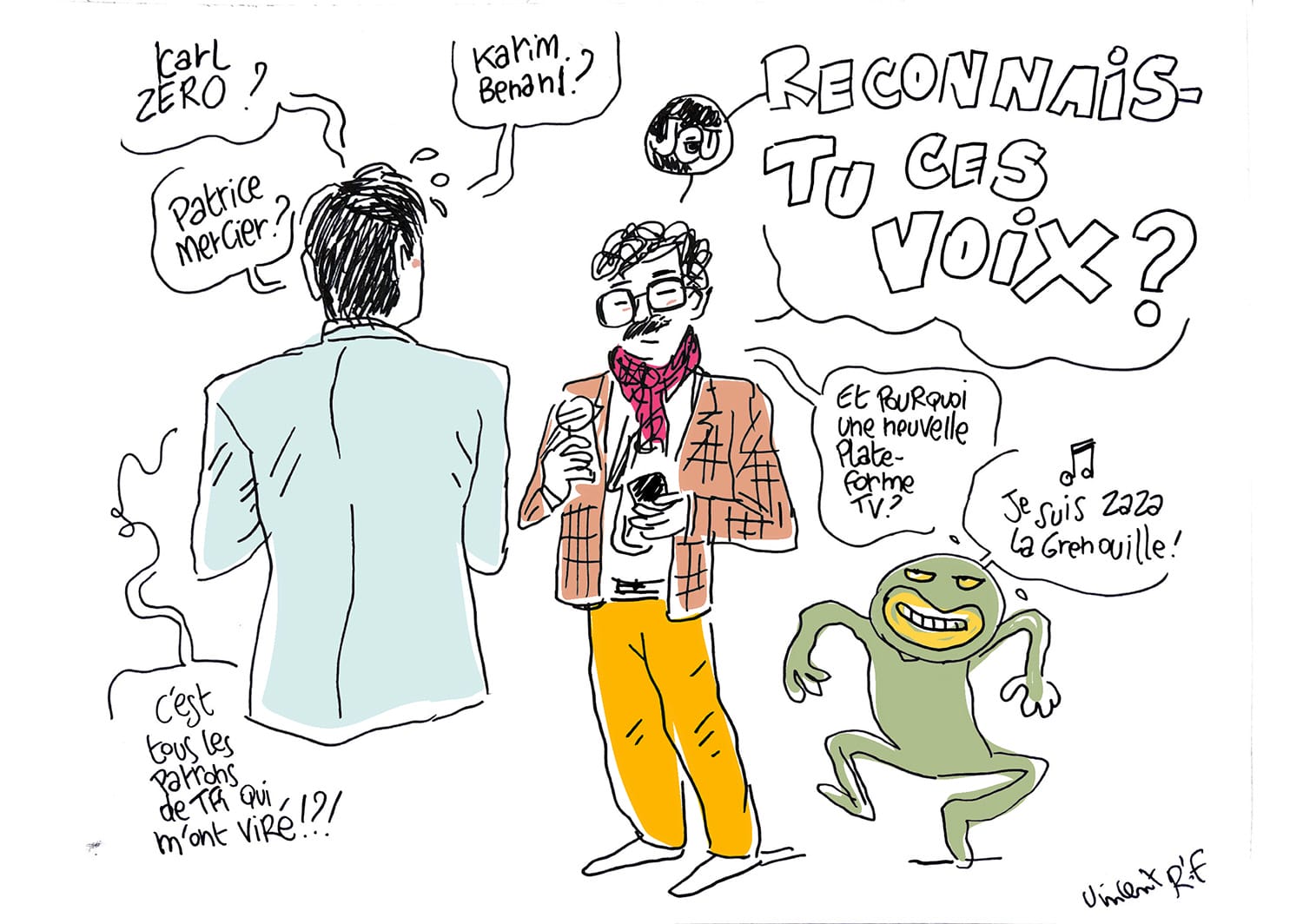 Dessins de mariage - jeux durant le repas