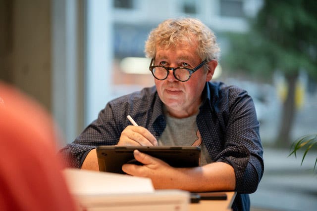 Bar à portraits - le dessinateur - Vincent Rif