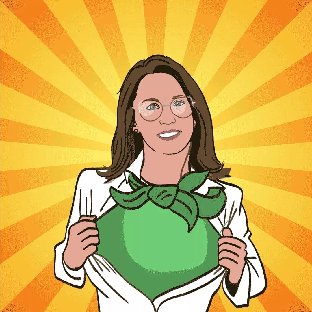 Portrait de cadre en super-héros